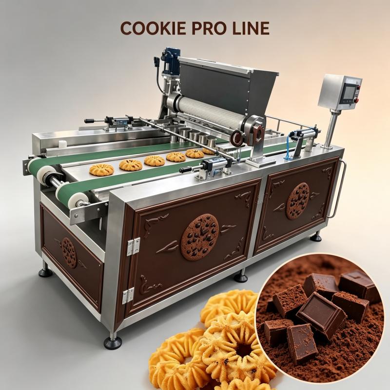 Food Energy Snacks - เครื่องทำคุกกี้กึ่งอัตโนมัติ เครื่องทำขนม เครื่องจำหน่ายอาหารอัตโนมัติ โรงงานผลิตเศษขนมปัง โรงงานผลิตอาหารและเครื่องดื่ม ประหยัดพลังงาน