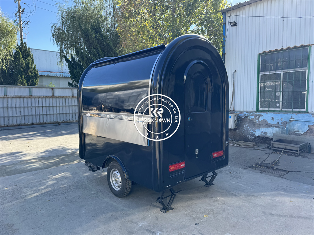 Food Truck With Snacks - Street Mobile Coffee Shop รถบรรทุกอาหารจานด่วนสัมปทานขนมพิซซ่า Kiosk