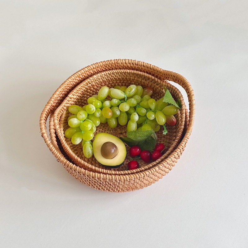 Food Snacks With Fiber - กล่องใส่ขนมผลไม้หวายเวียดนาม ตะกร้าใส่ของว่าง ตะกร้าใส่ช้อนส้อม ตะกร้าใส่ขนมหวาน