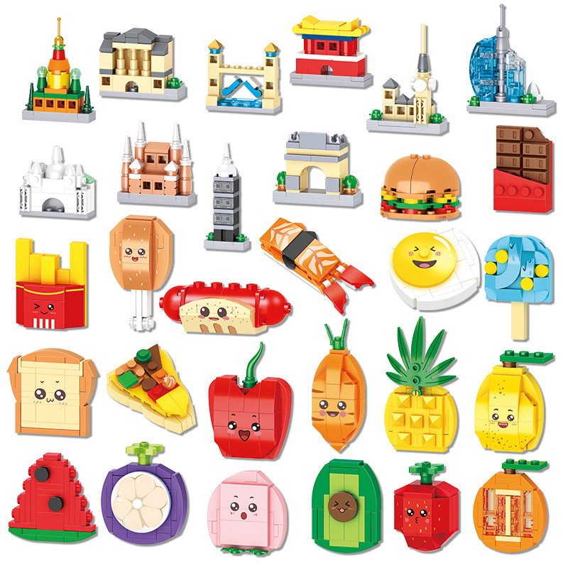 Food Snacks Ideas For Kids - 10in1 น่ารักสถาปัตยกรรม Street View อาหาร Fries