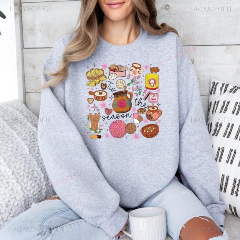 เสื้อฮู้ดคริสต์มาสสไตล์เม็กซิก - Food Snacks With Fiber บทวิจารณ์และราคา