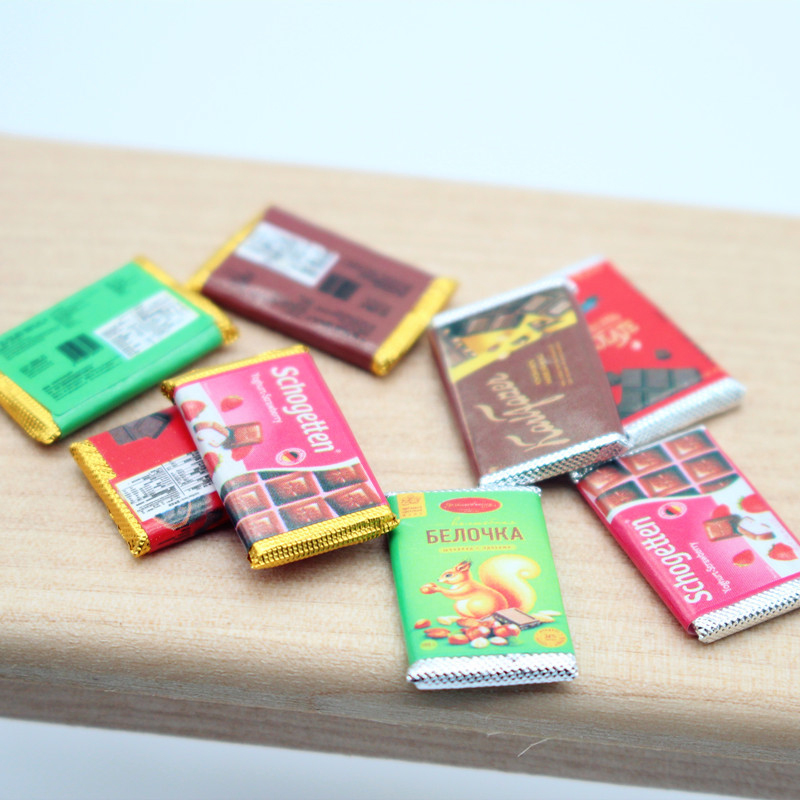 บ้านตุ๊กตาจิ๋ว1/12โมเดลช็อคโกแ - Food Snacks Candy บทวิจารณ์และราคา