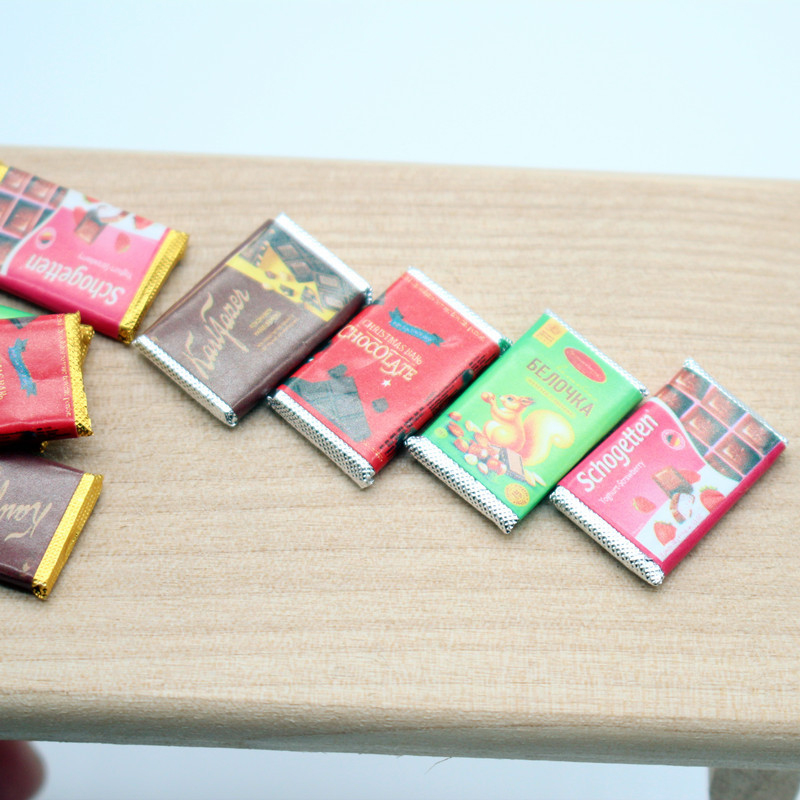 บ้านตุ๊กตาจิ๋ว1/12โมเดลช็อคโกแ - Food Snacks Candy บทวิจารณ์และราคา