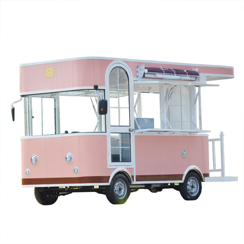 OEM รถพ่วงรถบรรทุกอาหารมือถือไ - Food Truck With Snacks บทวิจารณ์และราคา