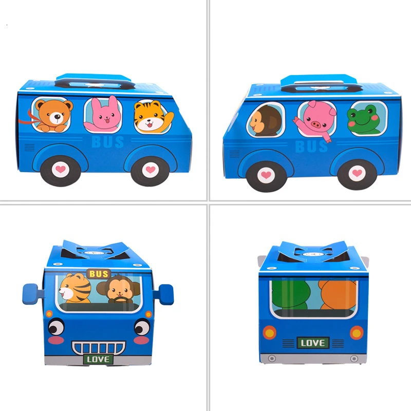 6PCS ของขวัญกล่องบรรจุภัณฑ์เค้ - Food Snacks Candy บทวิจารณ์และราคา