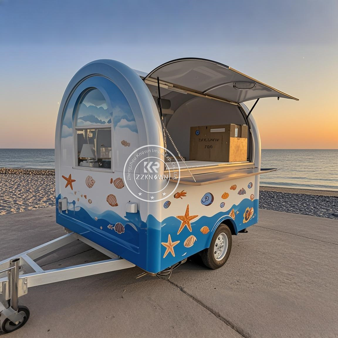 Consession Food Trailer Cart ร - Food Truck With Snacks บทวิจารณ์และราคา