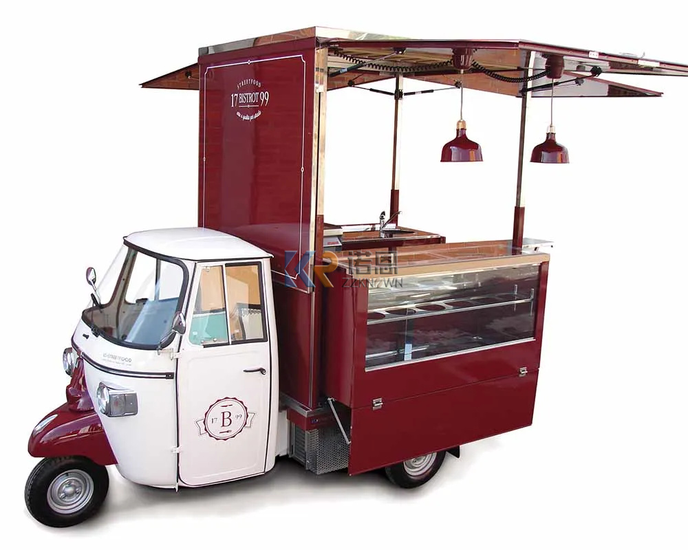 รถเข็นกาแฟมัลติฟังก์ชั่นรถพ่วง - Food Truck With Snacks บทวิจารณ์และราคา