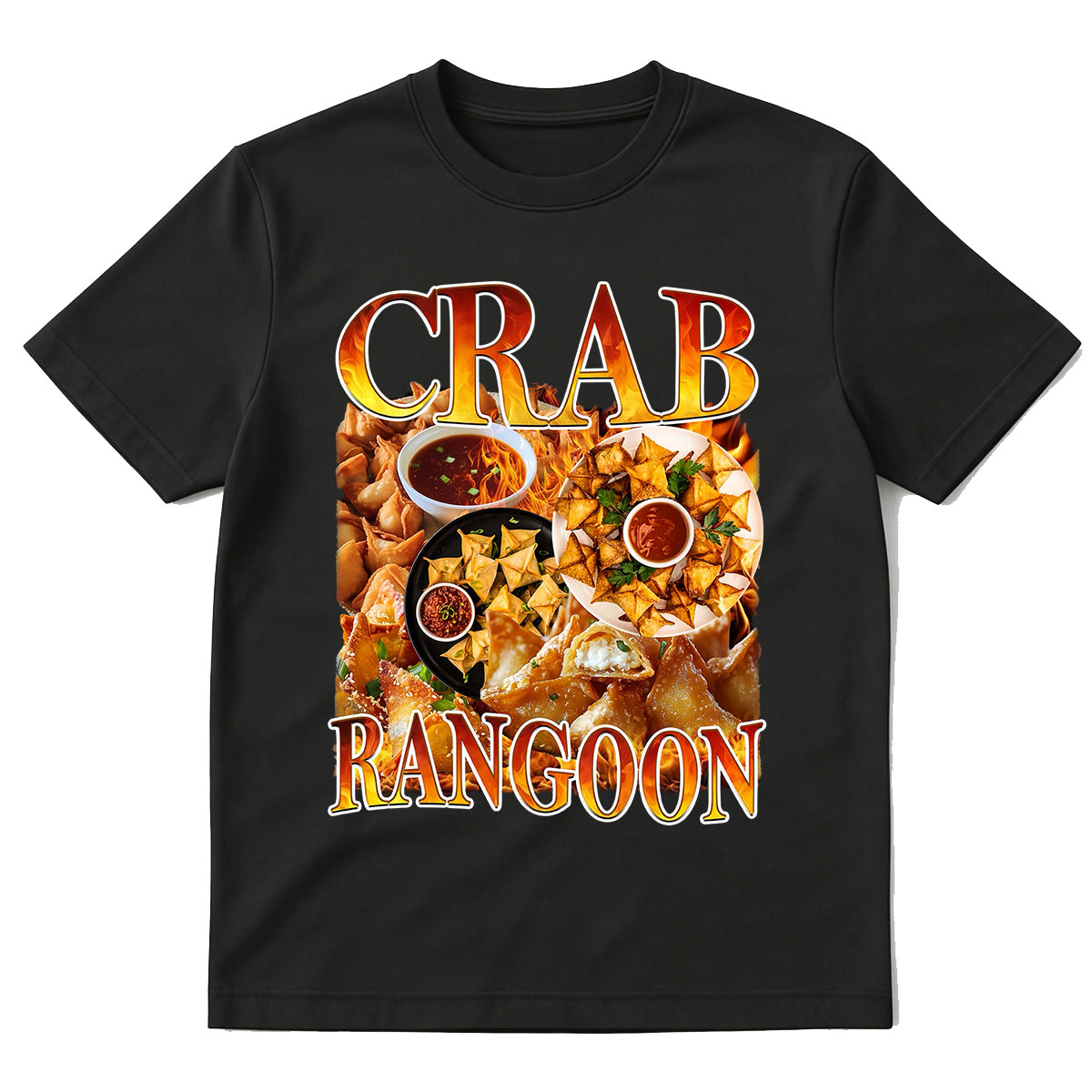 เสื้อยืดลายปูรังกูน อาหารวินเท - Food Snacks With Fiber บทวิจารณ์และราคา
