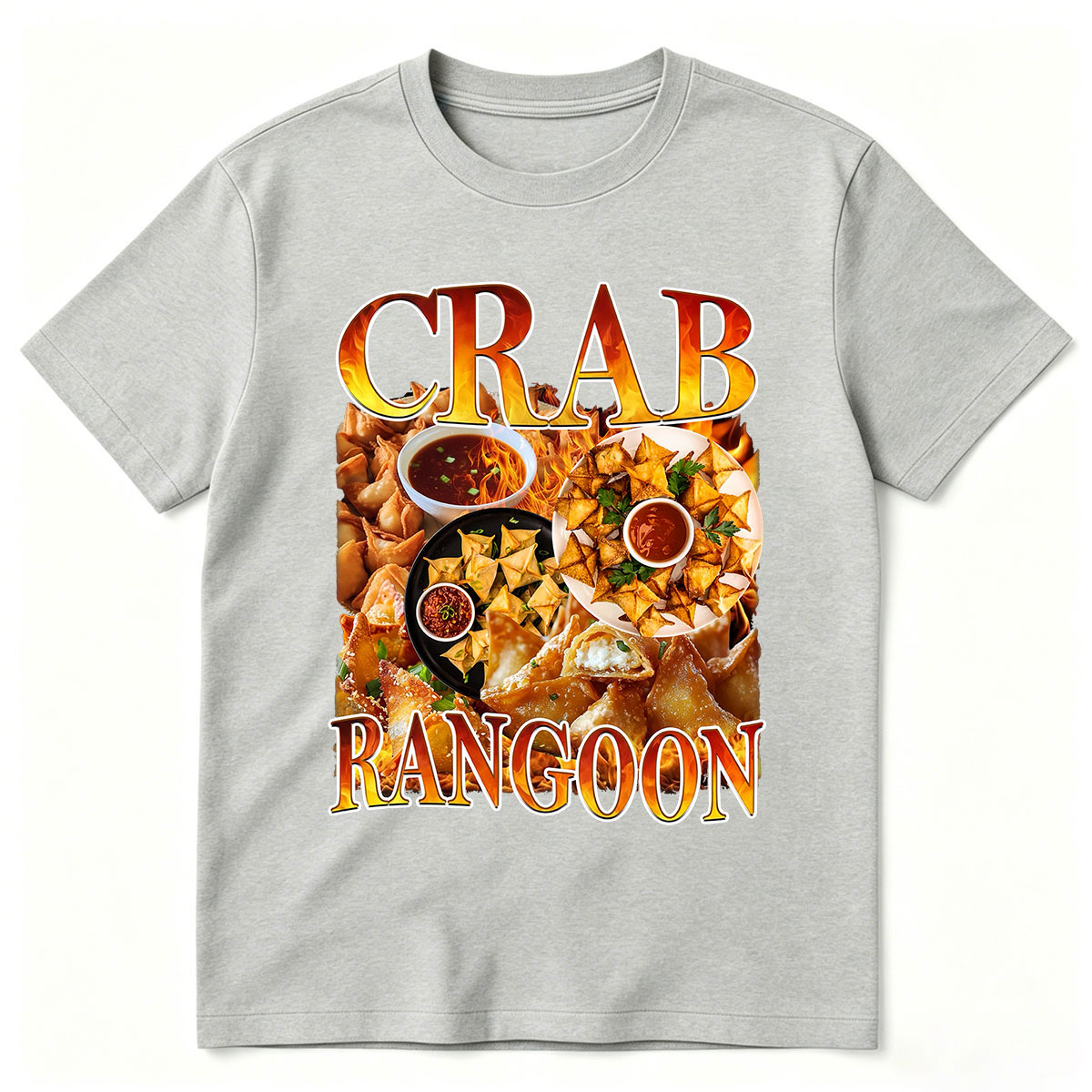 เสื้อยืดลายปูรังกูน อาหารวินเท - Food Snacks With Fiber บทวิจารณ์และราคา