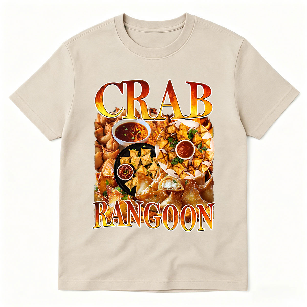เสื้อยืดลายปูรังกูน อาหารวินเท - Food Snacks With Fiber บทวิจารณ์และราคา