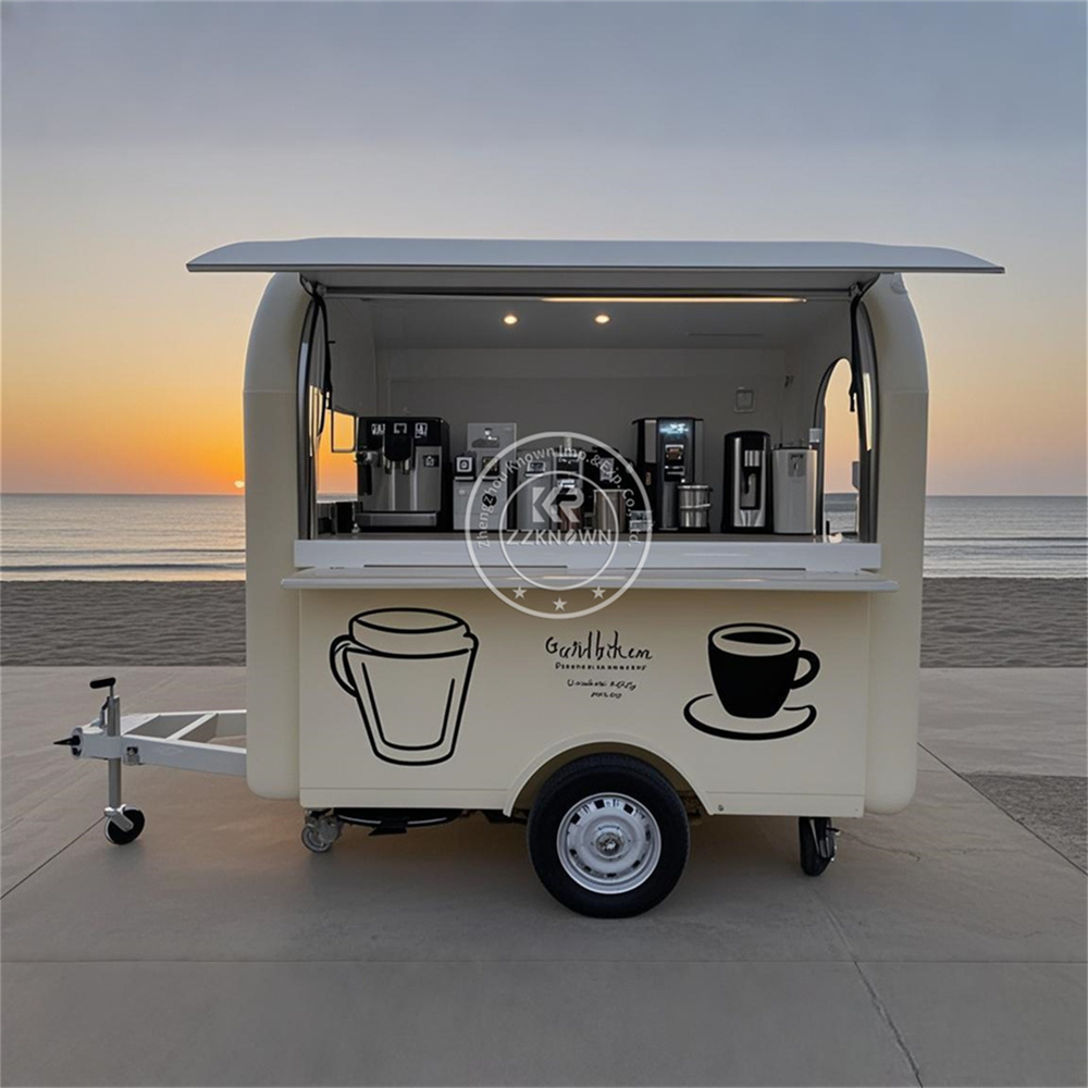 รถพ่วงอาหารจานด่วนบนมือถือมาตร - Food Truck With Snacks บทวิจารณ์และราคา