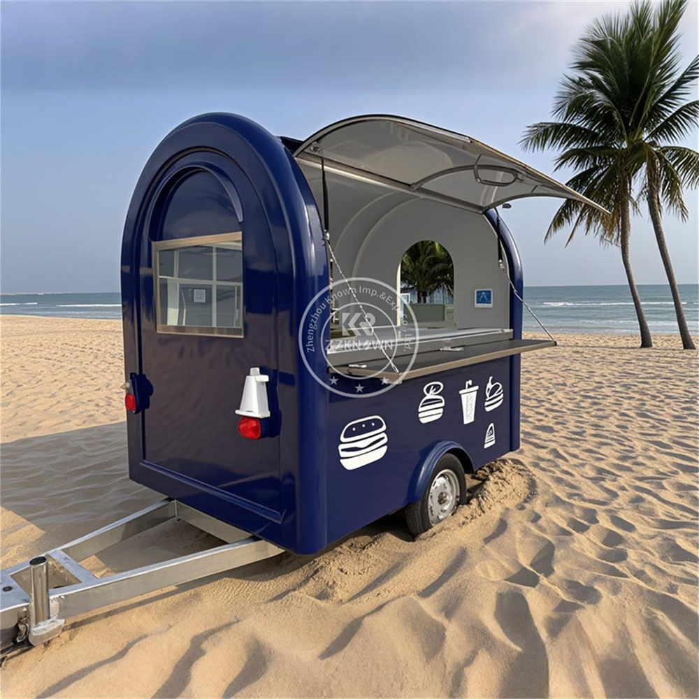 รถพ่วงอาหารจานด่วนบนมือถือมาตร - Food Truck With Snacks บทวิจารณ์และราคา