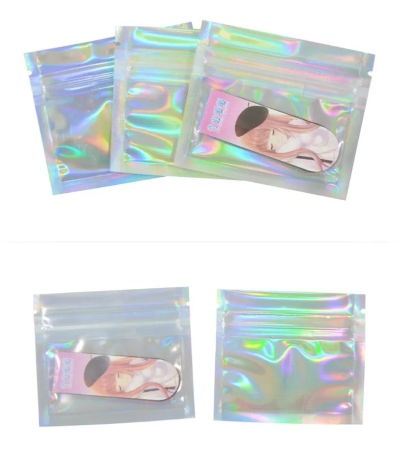 ถุงซิปล็อคใสแบบโฮโลแกรม ปิดผนึ - Food Like Snacks บทวิจารณ์และราคา