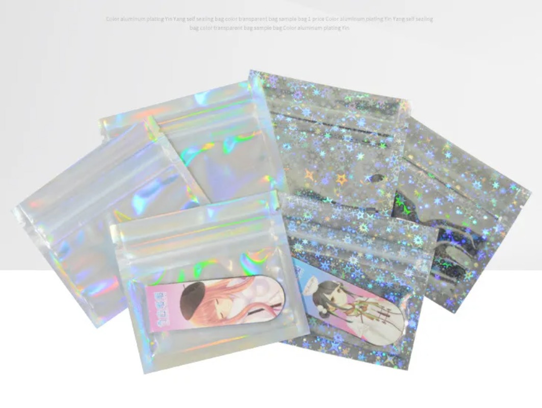 ถุงซิปล็อคใสแบบโฮโลแกรม ปิดผนึ - Food Like Snacks บทวิจารณ์และราคา