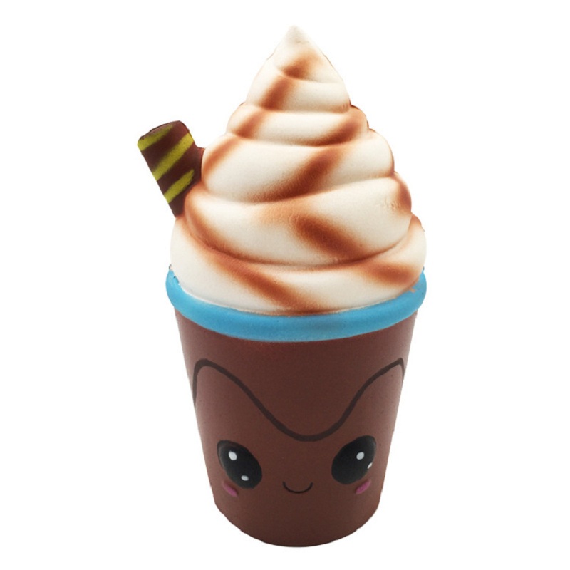 จัมโบ้ช็อกโกแลตไอศกรีม Squishy - Food Like Snacks บทวิจารณ์และราคา