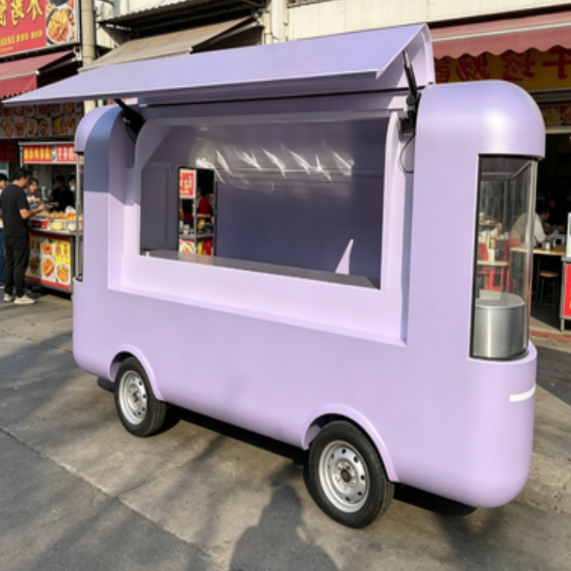 รถพ่วงขายอาหารเคลื่อนที่ รถขาย - Food Truck With Snacks บทวิจารณ์และราคา