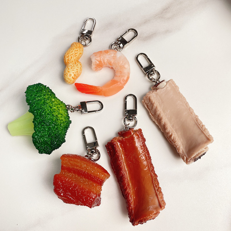 จําลองอาหารพวงกุญแจตุ๋นหมู Bro - Food Zinc บทวิจารณ์และราคา