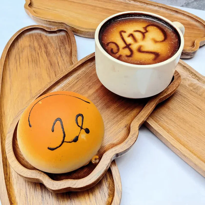 สไตล์ญี่ปุ่นไม้ชากาแฟถาดผลไม้ข - Food Snacks Candy บทวิจารณ์และราคา